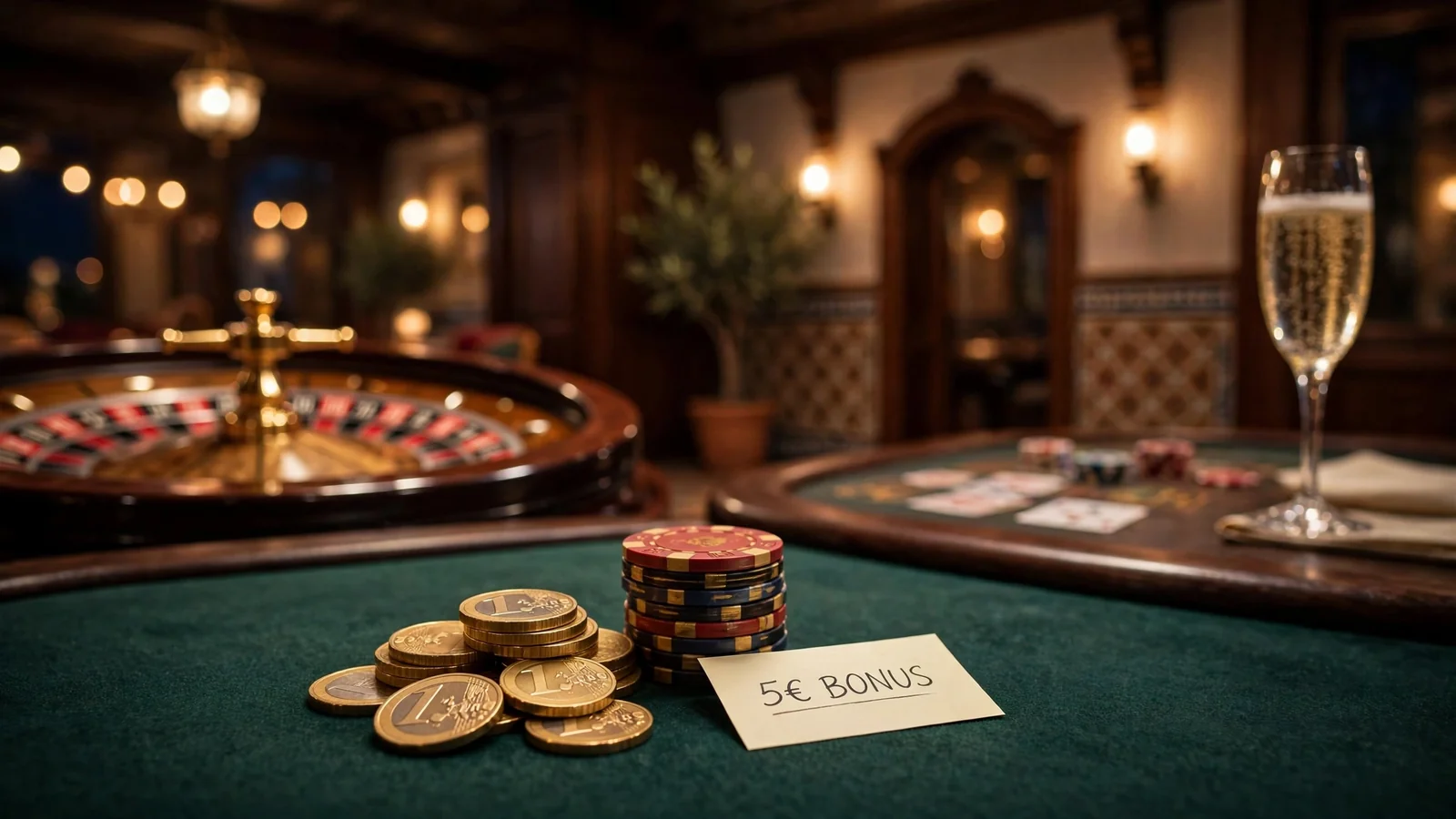 Bono de 5 euros sin depósito en casinos online