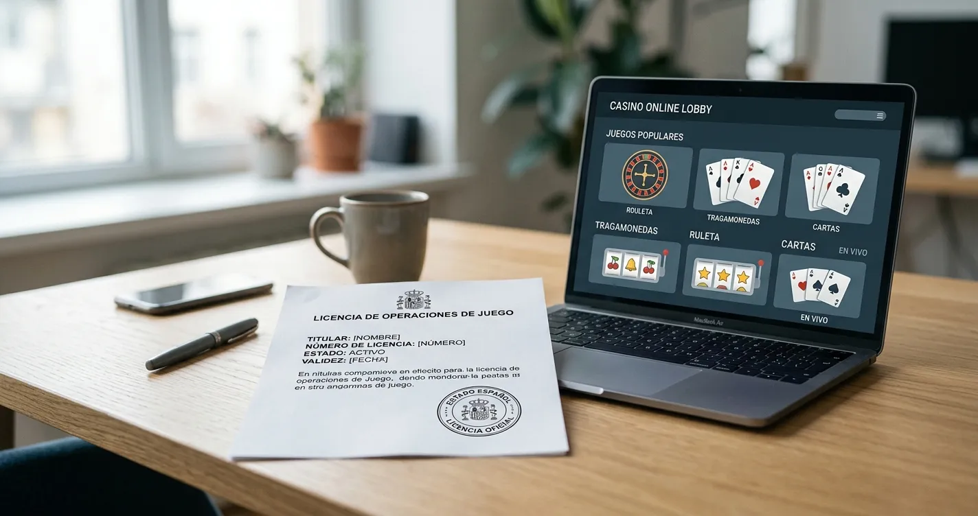 mejores casinos sin licencia en España 2026 documento de licencia y lobby de casino online